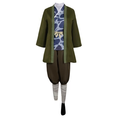 Delicious in Dungeon Izutsumi Women Green Suit Cosplay Costume Halloween Carnival Outfit