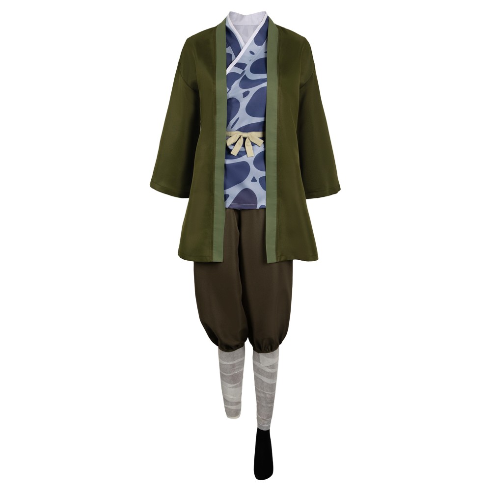 Delicious in Dungeon Izutsumi Women Green Suit Cosplay Costume Halloween Carnival Outfit