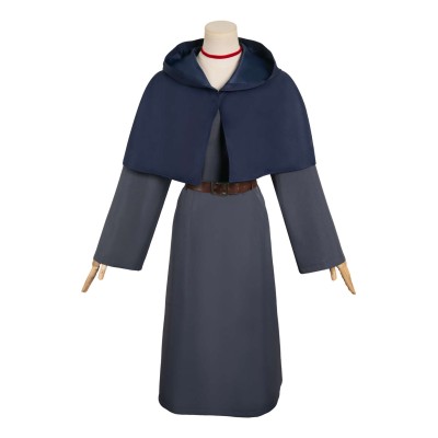 Delicious in Dungeon Falin Touden Dark Blue School Uniform Suit Cosplay Costume Halloween Carnival Outfit