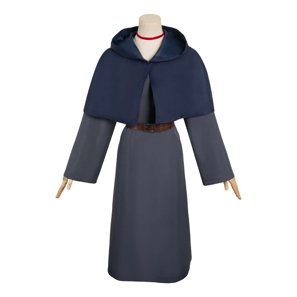 Delicious in Dungeon Falin Touden Dark Blue School Uniform Suit Cosplay Costume Halloween Carnival Outfit