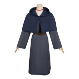 Delicious in Dungeon Falin Touden Dark Blue School Uniform Suit Cosplay Costume Halloween Carnival Outfit