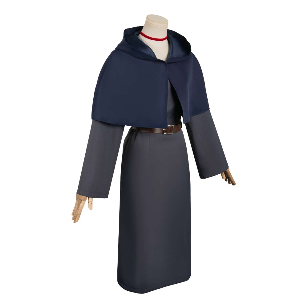 Delicious in Dungeon Falin Touden Dark Blue School Uniform Suit Cosplay Costume Halloween Carnival Outfit