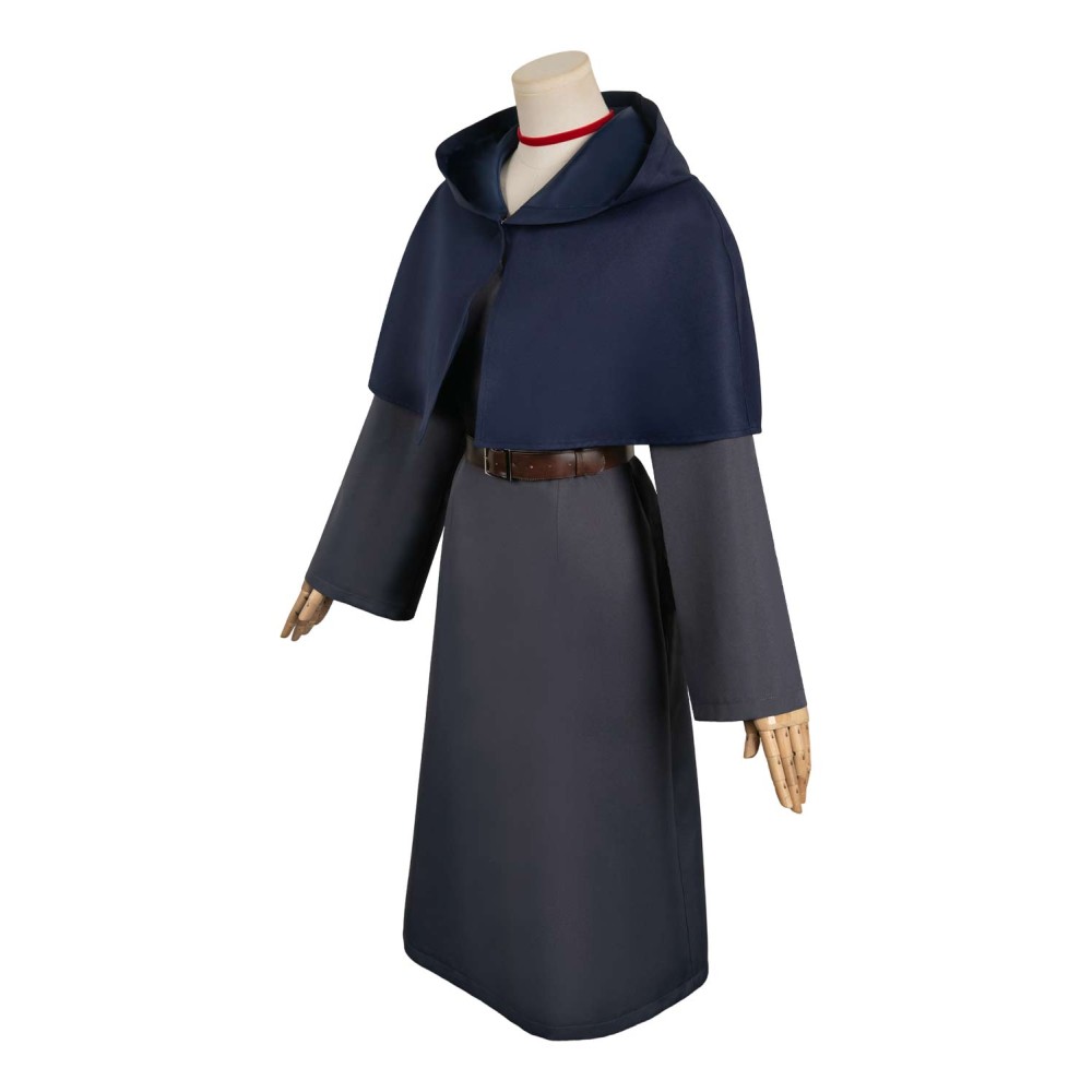Delicious in Dungeon Falin Touden Dark Blue School Uniform Suit Cosplay Costume Halloween Carnival Outfit