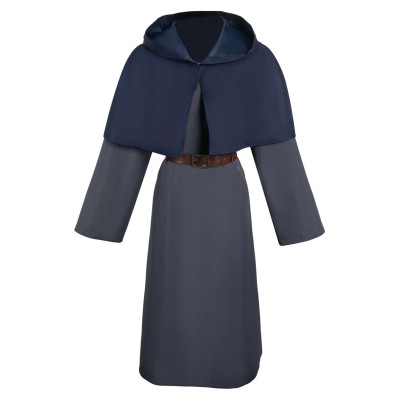 Delicious in Dungeon Falin Touden Dark Blue School Uniform Suit Cosplay Costume Halloween Carnival Outfit