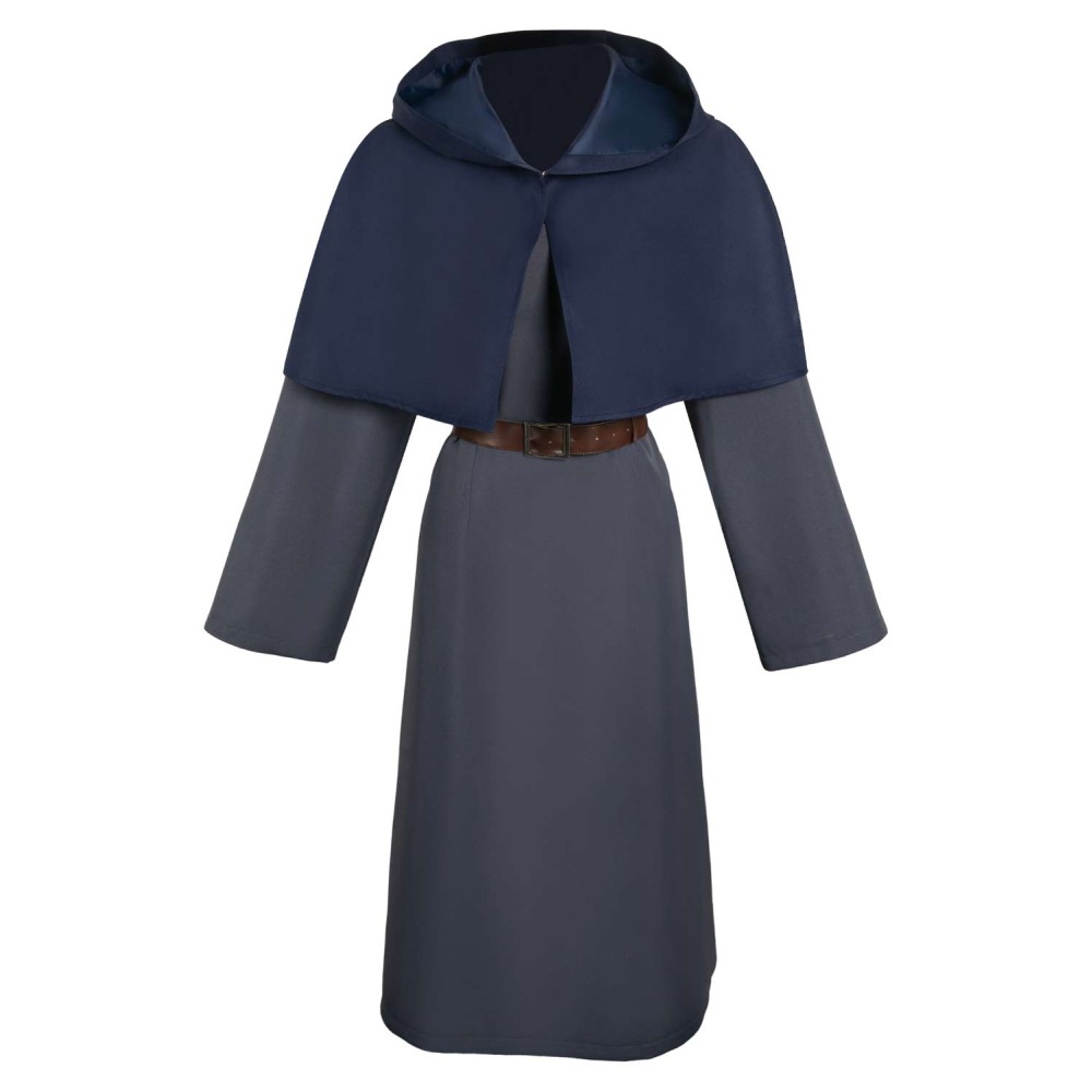 Delicious in Dungeon Falin Touden Dark Blue School Uniform Suit Cosplay Costume Halloween Carnival Outfit