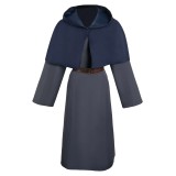 Delicious in Dungeon Falin Touden Dark Blue School Uniform Suit Cosplay Costume Halloween Carnival Outfit