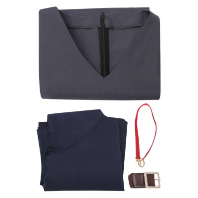 Delicious in Dungeon Falin Touden Dark Blue School Uniform Suit Cosplay Costume Halloween Carnival Outfit