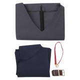 Delicious in Dungeon Falin Touden Dark Blue School Uniform Suit Cosplay Costume Halloween Carnival Outfit