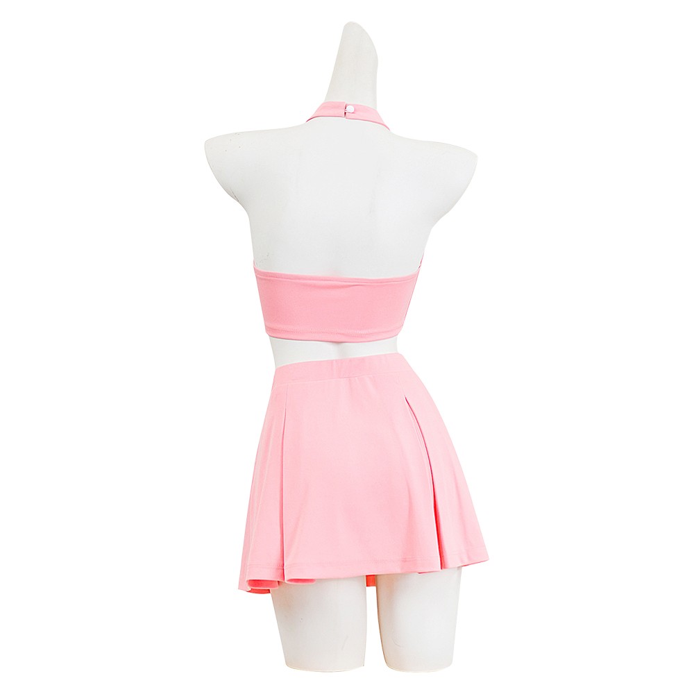 Death Note Misa Amane Women Pink Skirt Cosplay Costume Halloween Carnival Outfit