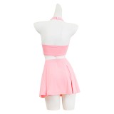 Death Note Misa Amane Women Pink Skirt Cosplay Costume Halloween Carnival Outfit