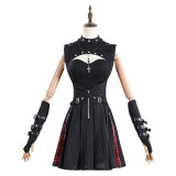 Death Note Misa Amane Women Black Goth Girl Skirt Party Cosplay Costume Halloween Carnival Outfit