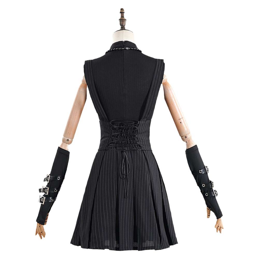 Death Note Misa Amane Women Black Goth Girl Skirt Party Cosplay Costume Halloween Carnival Outfit