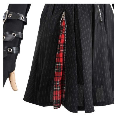 Death Note Misa Amane Women Black Goth Girl Skirt Party Cosplay Costume Halloween Carnival Outfit