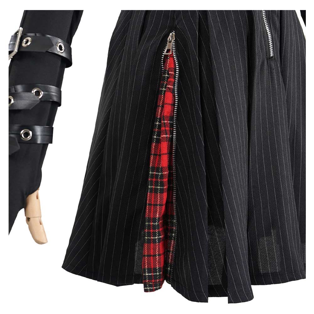 Death Note Misa Amane Women Black Goth Girl Skirt Party Cosplay Costume Halloween Carnival Outfit