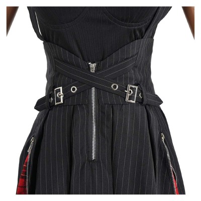 Death Note Misa Amane Women Black Goth Girl Skirt Party Cosplay Costume Halloween Carnival Outfit