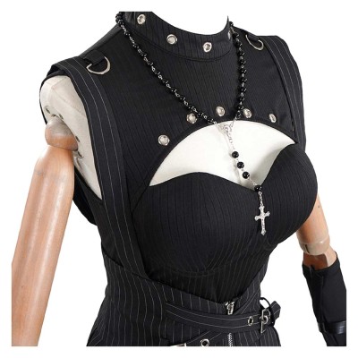 Death Note Misa Amane Women Black Goth Girl Skirt Party Cosplay Costume Halloween Carnival Outfit