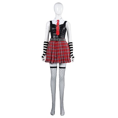 Death Note Misa Amane Skirt Top Goth Party Cosplay Costume Halloween Carnival Outfit
