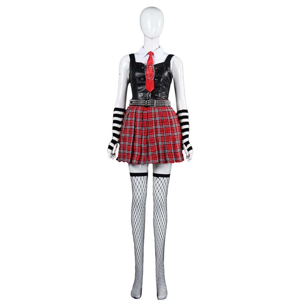 Death Note Misa Amane Skirt Top Goth Party Cosplay Costume Halloween Carnival Outfit