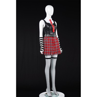 Death Note Misa Amane Skirt Top Goth Party Cosplay Costume Halloween Carnival Outfit