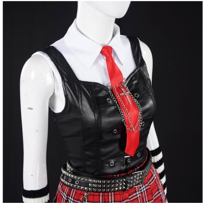 Death Note Misa Amane Skirt Top Goth Party Cosplay Costume Halloween Carnival Outfit