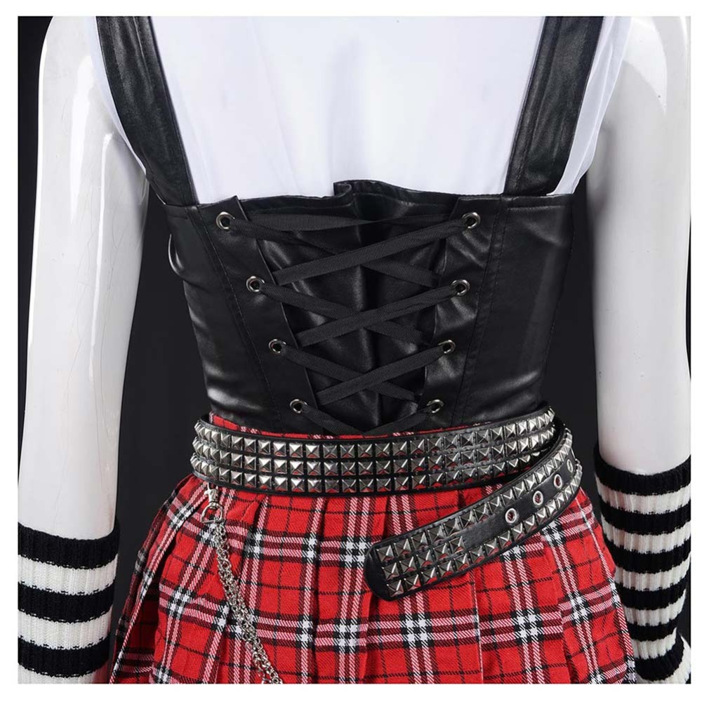Death Note Misa Amane Skirt Top Goth Party Cosplay Costume Halloween Carnival Outfit