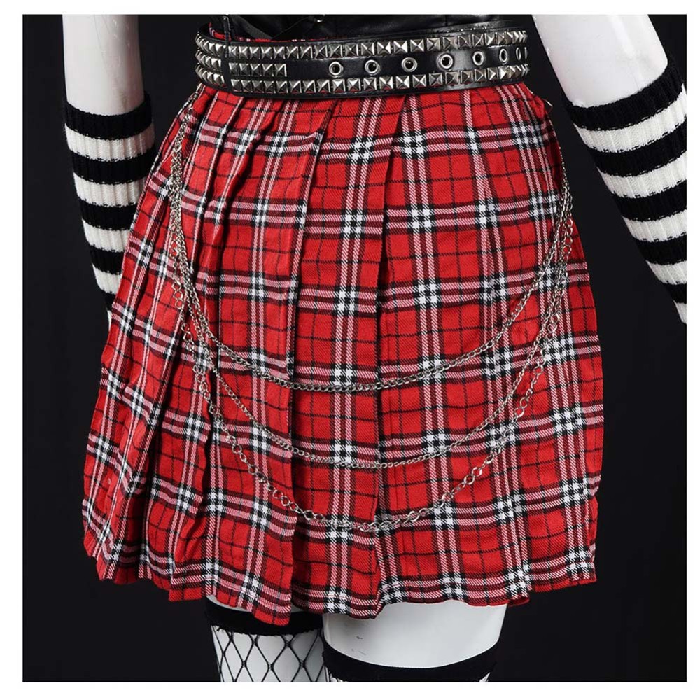 Death Note Misa Amane Skirt Top Goth Party Cosplay Costume Halloween Carnival Outfit