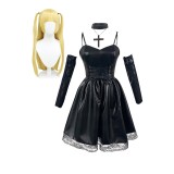Death Note Misa Amane Dress Full Set Suit Cosplay Costume Halloween Carnival Outfit