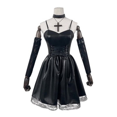 Death Note Misa Amane Dress Full Set Suit Cosplay Costume Halloween Carnival Outfit