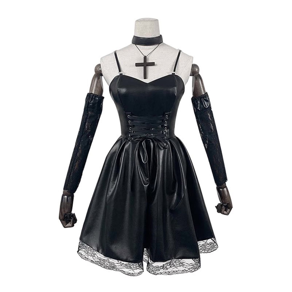Death Note Misa Amane Dress Full Set Suit Cosplay Costume Halloween Carnival Outfit