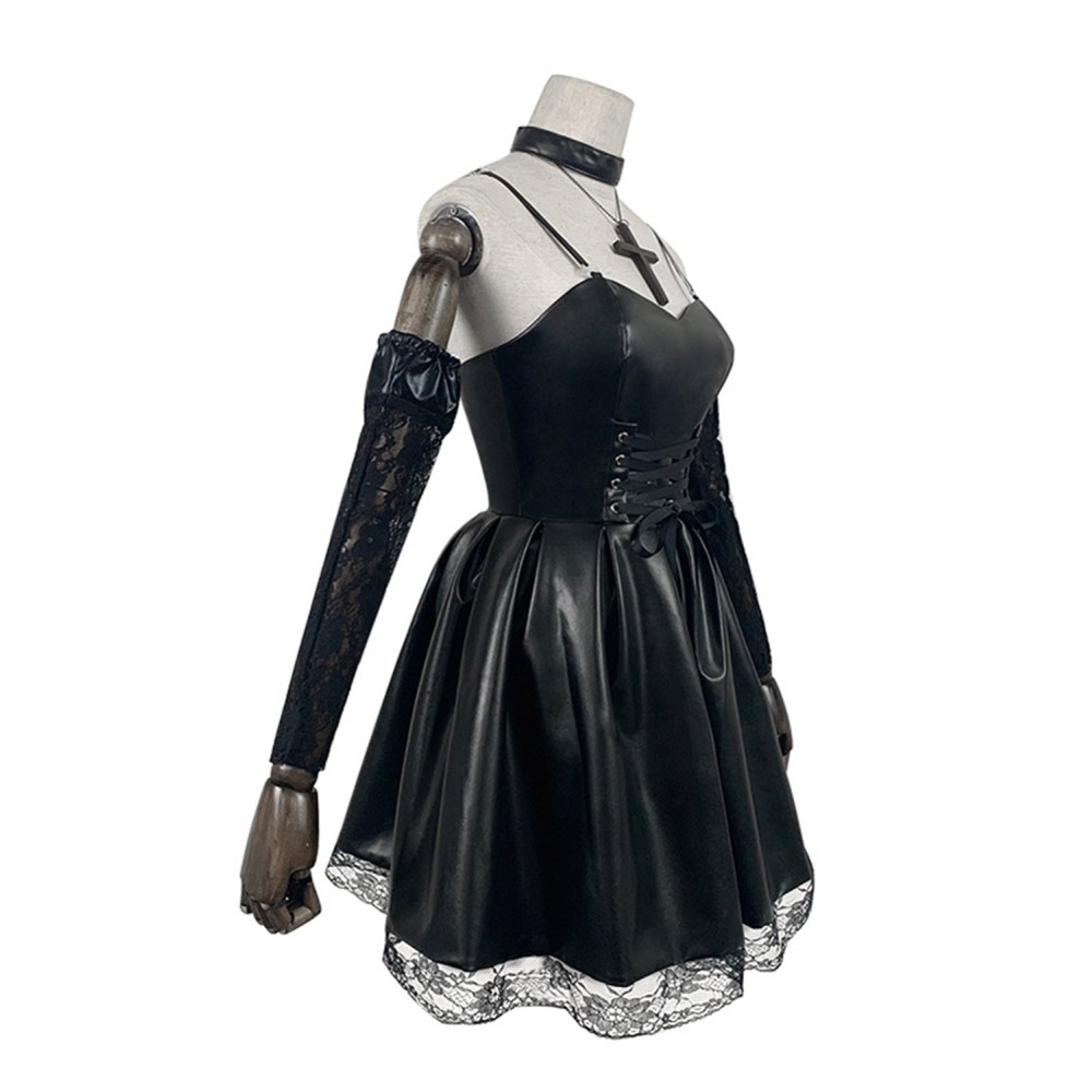 Death Note Misa Amane Dress Full Set Suit Cosplay Costume Halloween Carnival Outfit