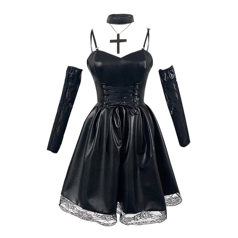 Death Note Misa Amane Dress Full Set Suit Cosplay Costume Halloween Carnival Outfit