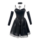 Death Note Misa Amane Dress Full Set Suit Cosplay Costume Halloween Carnival Outfit