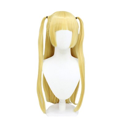 Death Note Misa Amane Wig Heat Resistant Synthetic Hair Accessories Cosplay Costume Halloween Carnival