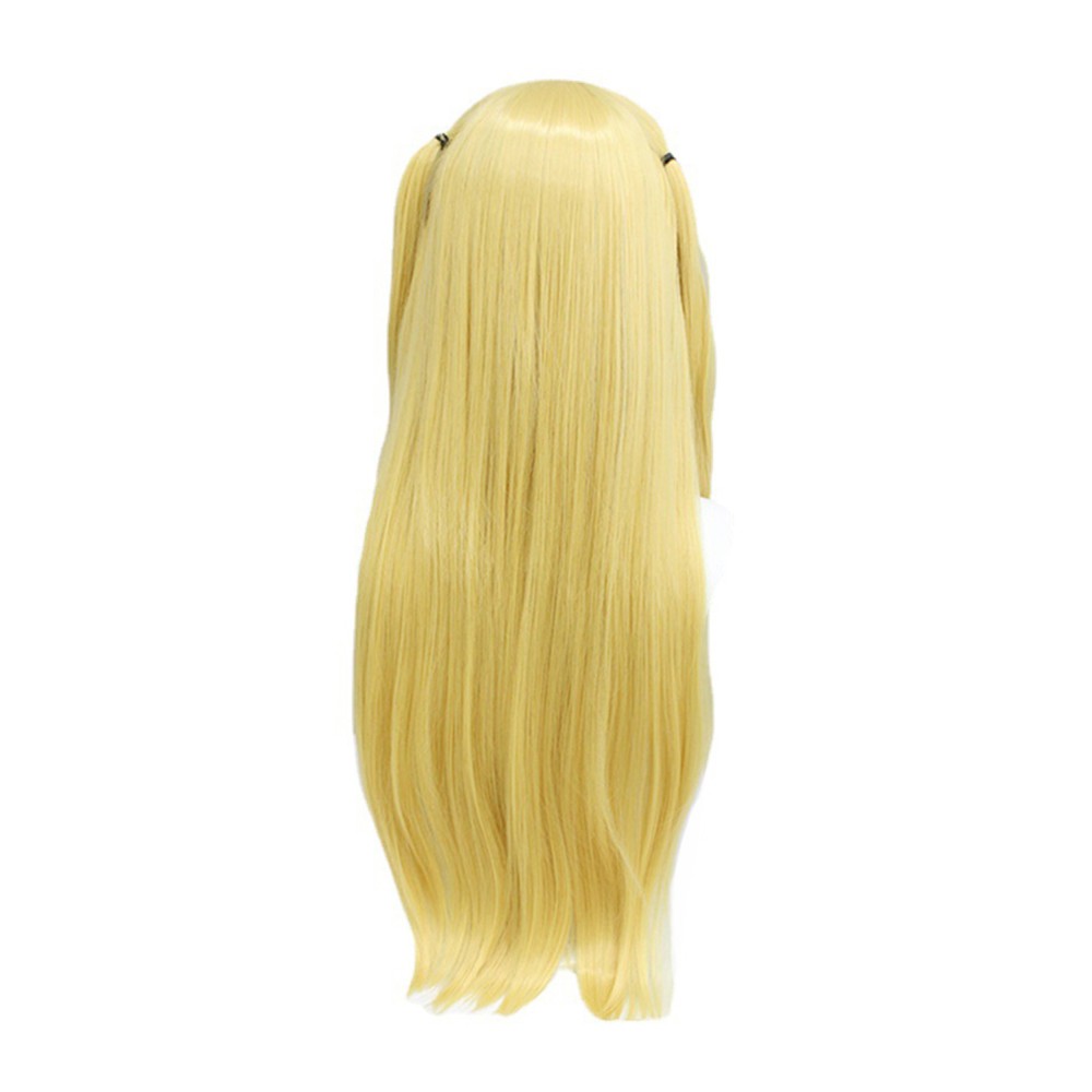 Death Note Misa Amane Wig Heat Resistant Synthetic Hair Accessories Cosplay Costume Halloween Carnival