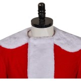 Dear Santa (2024) Satan Clause Red Uniform Christmas Cosplay Costume Halloween Carnival Outfit