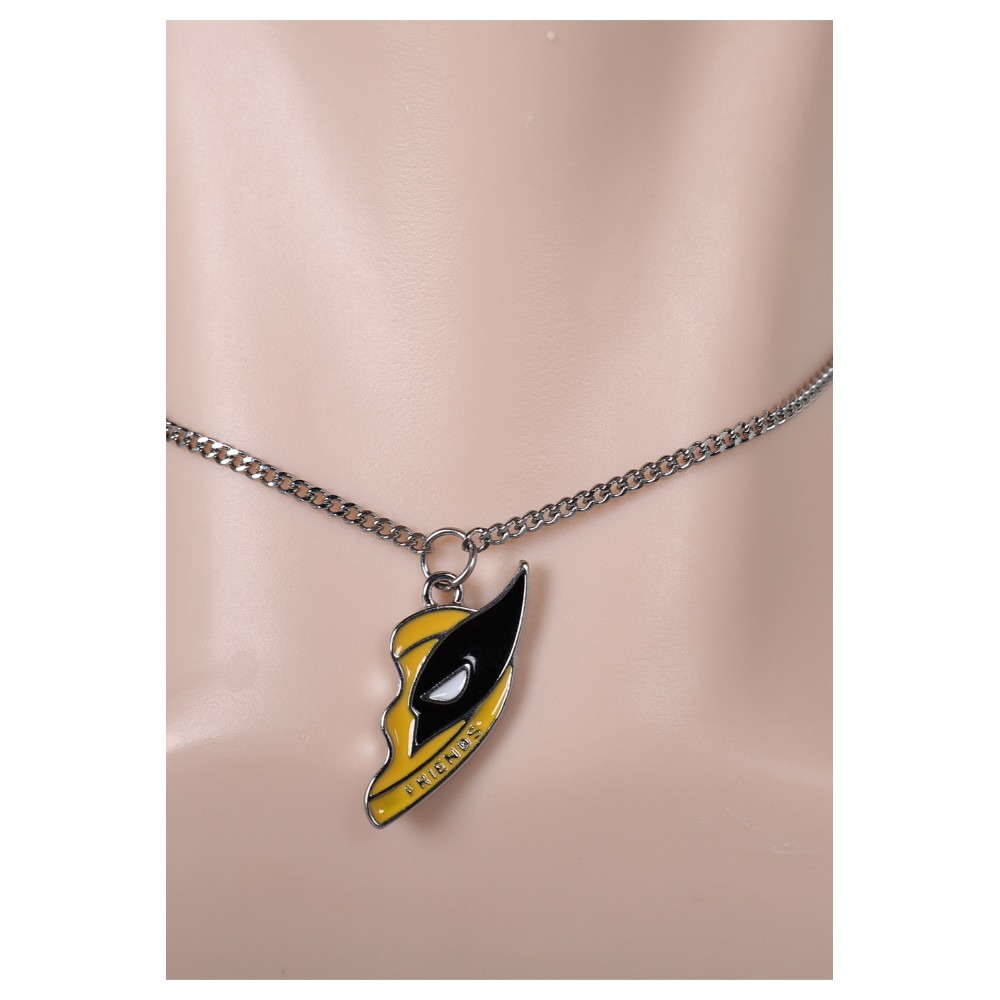 DP Broken Heart Necklace Props Cosplay Costume Halloween Carnival
