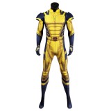 DP 3 Wolverine James Howlett Long Sleeve Jumpsuit Suit Cosplay Costume Halloween Carnival Outfit