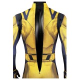 DP 3 Wolverine James Howlett Long Sleeve Jumpsuit Suit Cosplay Costume Halloween Carnival Outfit