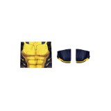 DP 3 Wolverine James Howlett Long Sleeve Jumpsuit Suit Cosplay Costume Halloween Carnival Outfit