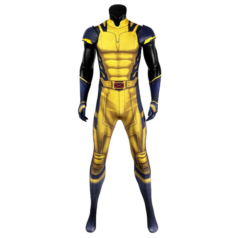 DP 3 Wolverine James Howlett Sleeveless Jumpsuit Suit Cosplay Costume Halloween Carnival Outfit