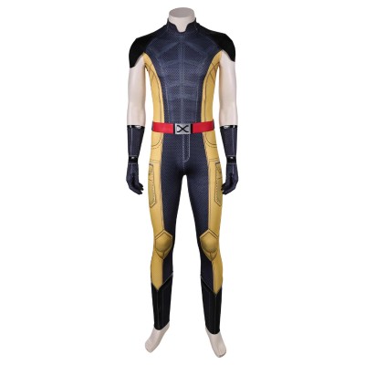 DP Wolverine Black Suit Cosplay Costume Halloween Carnival Outfit