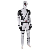 DP Wade Wilson X-Force White Variants Suit Cosplay Costume Halloween Carnival Outfit
