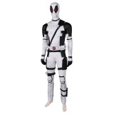 DP Wade Wilson X-Force White Variants Suit Cosplay Costume Halloween Carnival Outfit