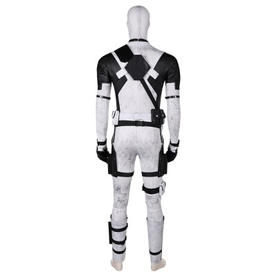 DP Wade Wilson X-Force White Variants Suit Cosplay Costume Halloween Carnival Outfit