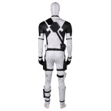 DP Wade Wilson X-Force White Variants Suit Cosplay Costume Halloween Carnival Outfit