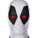 DP Wade Wilson X-Force White Variants Suit Cosplay Costume Halloween Carnival Outfit
