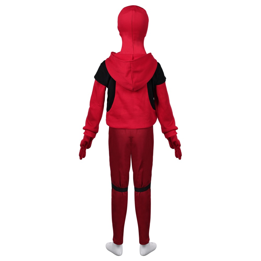 DP Wade Wilson Kids Children Hoodie Set Suit Cosplay Costume Halloween Carnival Outfit