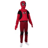 DP Wade Wilson Kids Children Hoodie Set Suit Cosplay Costume Halloween Carnival Outfit