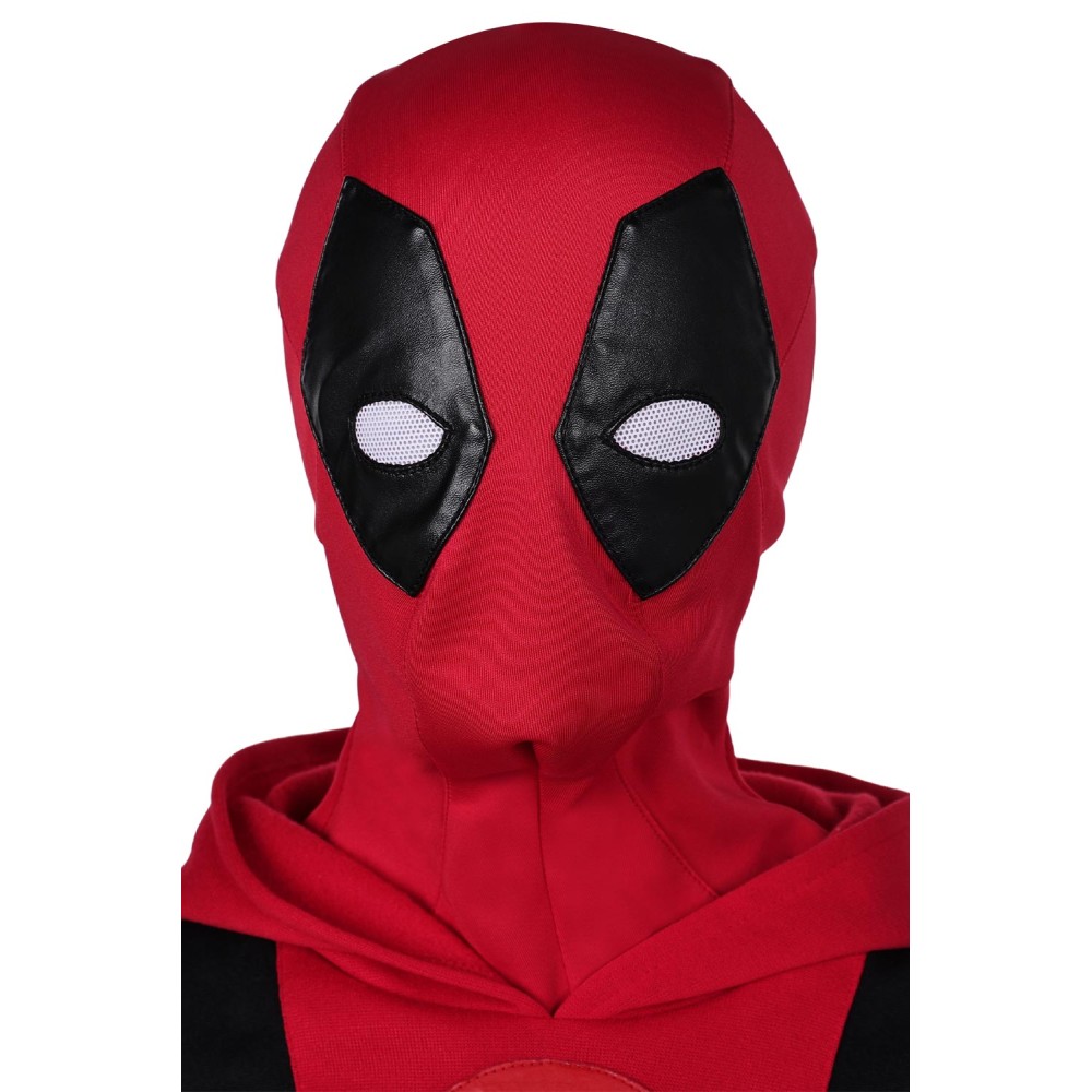 DP Wade Wilson Kids Children Hoodie Set Suit Cosplay Costume Halloween Carnival Outfit