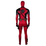 DP Wade Wilson Jumpsuit Full Set Suit Cosplay Costume Halloween Carnival Outfit